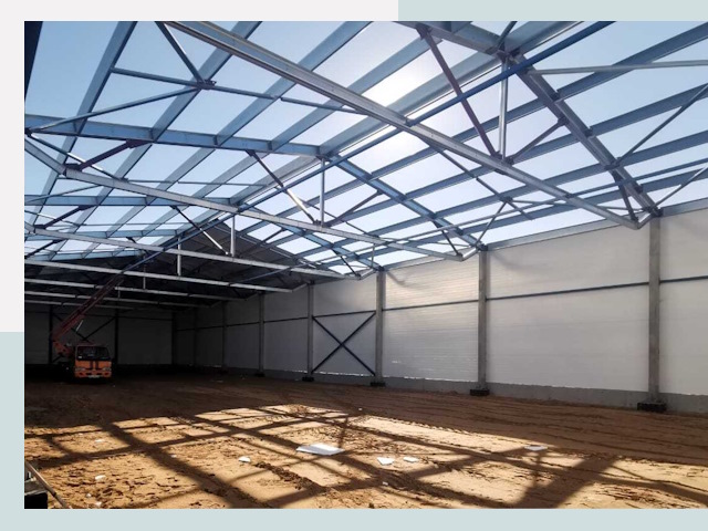 Строительство сенохранилищ в Прокопьевске