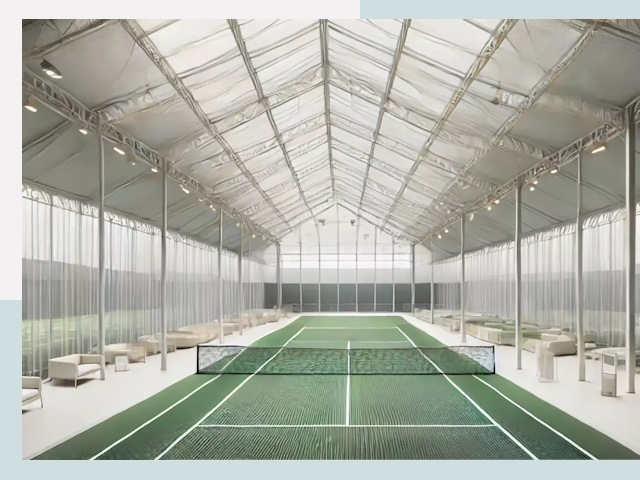 Строительство теннисных кортов в Прокопьевске