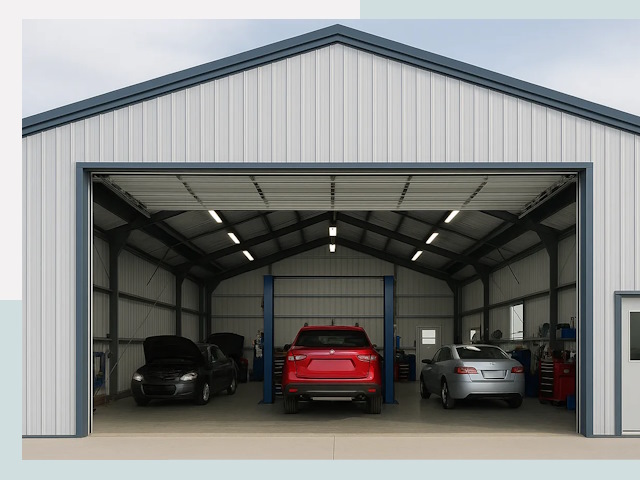 Ангары из сэндвич панелей от 620 руб. в Прокопьевск