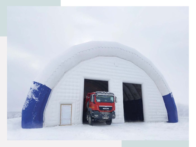 Мобильные ангары в Прокопьевске