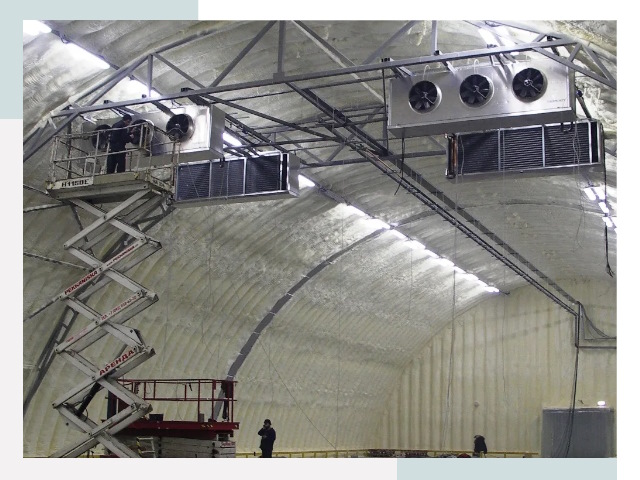 Оснащение ангаров в Прокопьевске