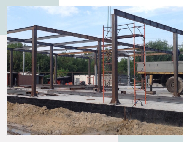 Фундамент для ангаров в Прокопьевске