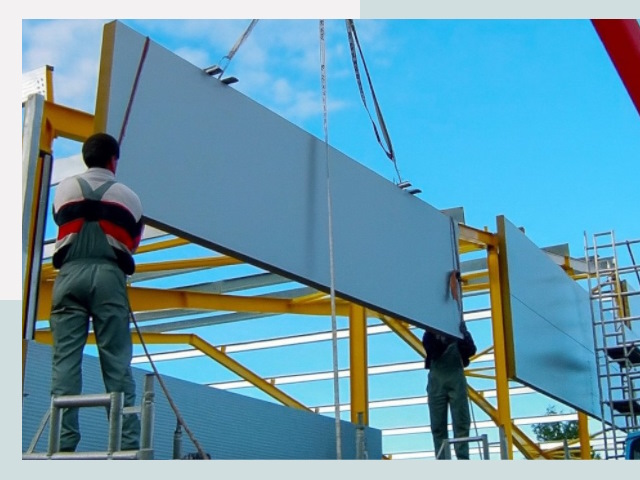 Монтаж сэндвич-панелей в Прокопьевске от 620 руб.