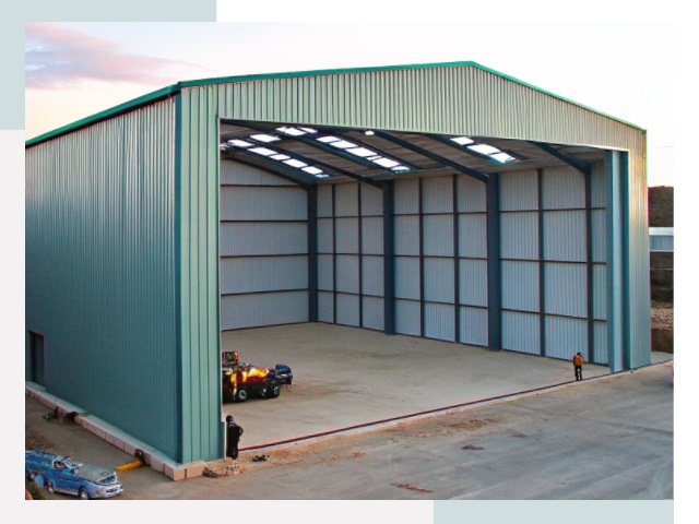 Строительство ангаров в Прокопьевске